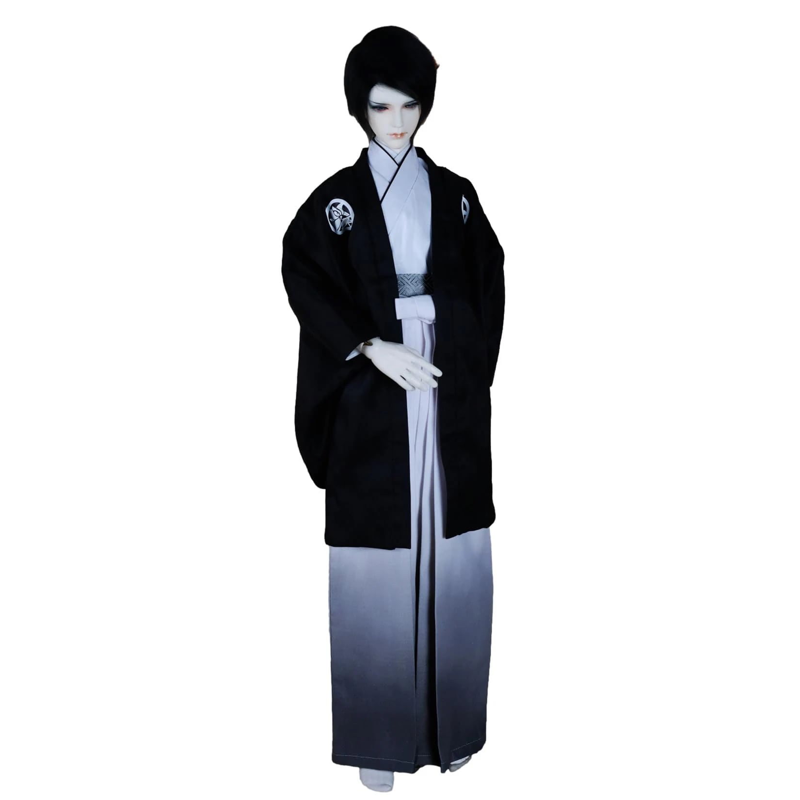 蘭亭集夢 1/3 1/4 1/6 スケール BJD 球体関節人形 服 和風 紗 羽織 男性 紋付羽織袴 墨悠 着物 正装 男の子 6点セット 振袖 和柄 花柄 可愛い ドール 人形服 着せ替え 仮装