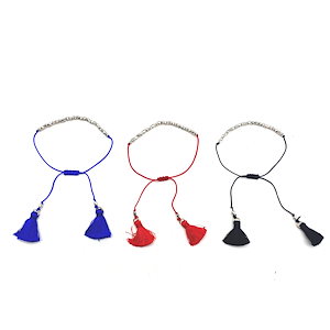 Qoo10] BTS V テテ着用 ブレスレット 赤