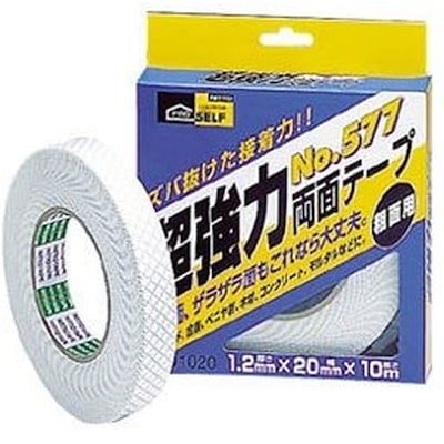 他サイト： 超強力両面テープ粗面用 NO.577 20mm×10m ニトムズ J1020の商品画像