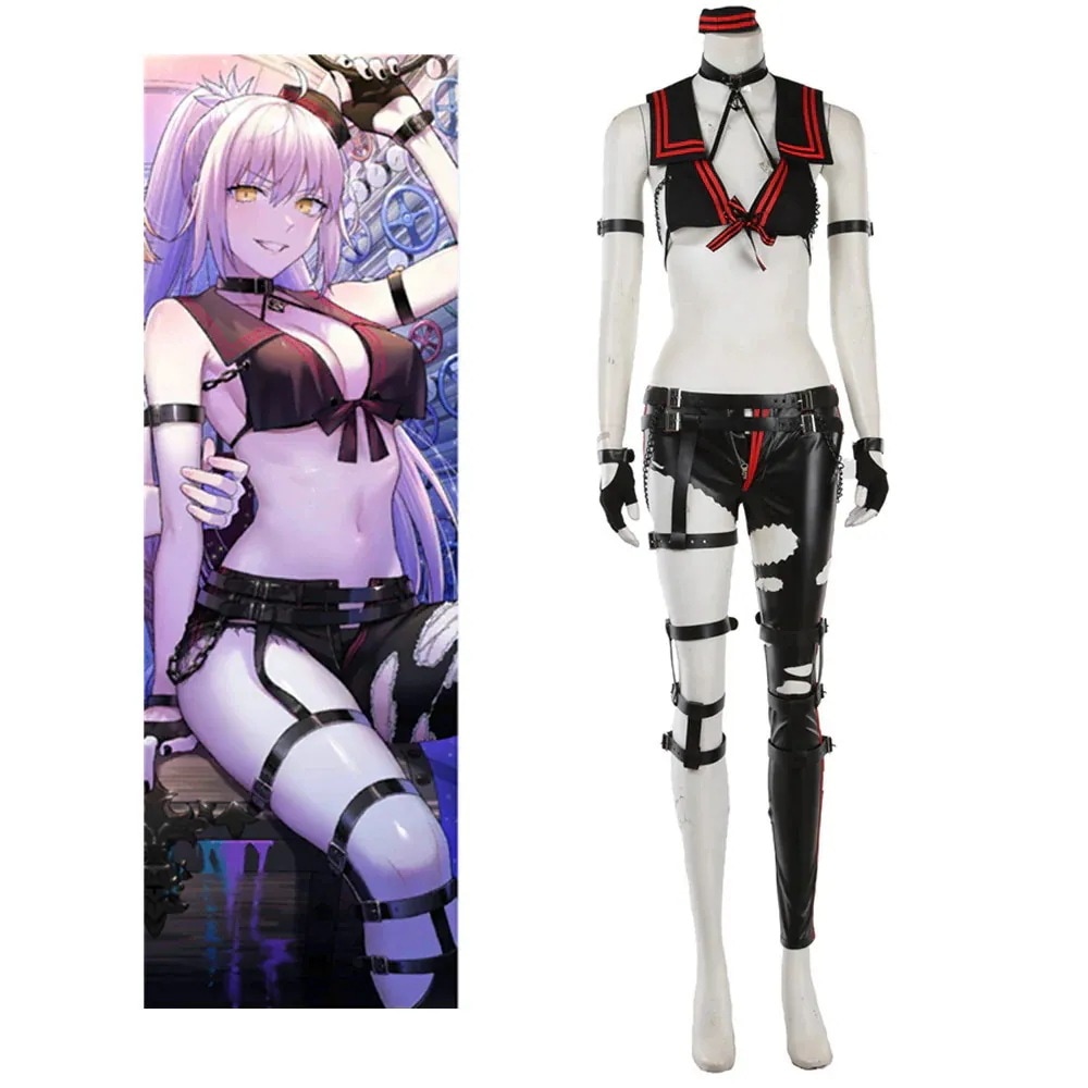 Fate/Grand Order ジャンヌダルク セーラー服 コスプレ衣装 コスチューム ハロウィン 変装 仮装期間限定30％