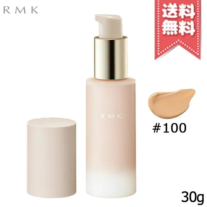 【送料無料】RMK アールエムケー ラスティング ジェルクリーミィファンデーション SPF23/PA++ #100 30g