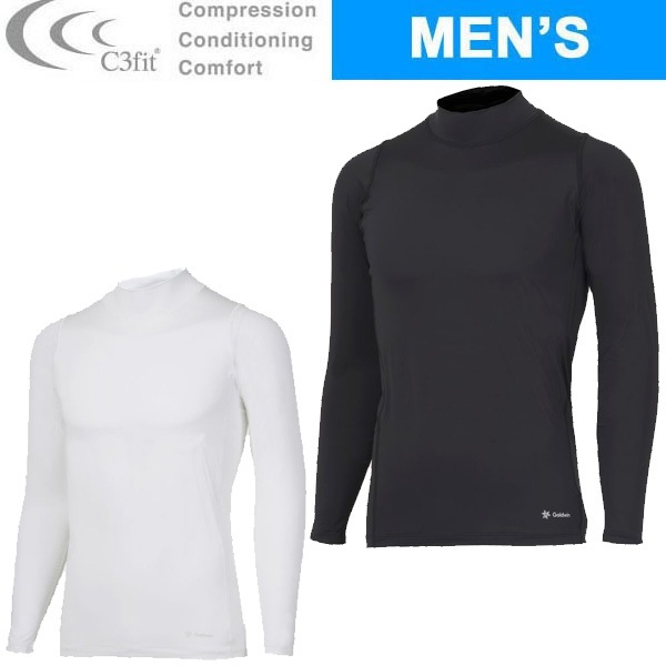 C3fit シースリーフィット クーリング モックネック ロングスリーブ C3fit メンズ GC62110 Cooling Mock Neck Long Sleeves