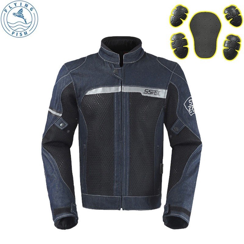 新入荷 バイク用 春秋 デニム ライダース ジャケット レーシング ツーリング 上質 プロテクター装