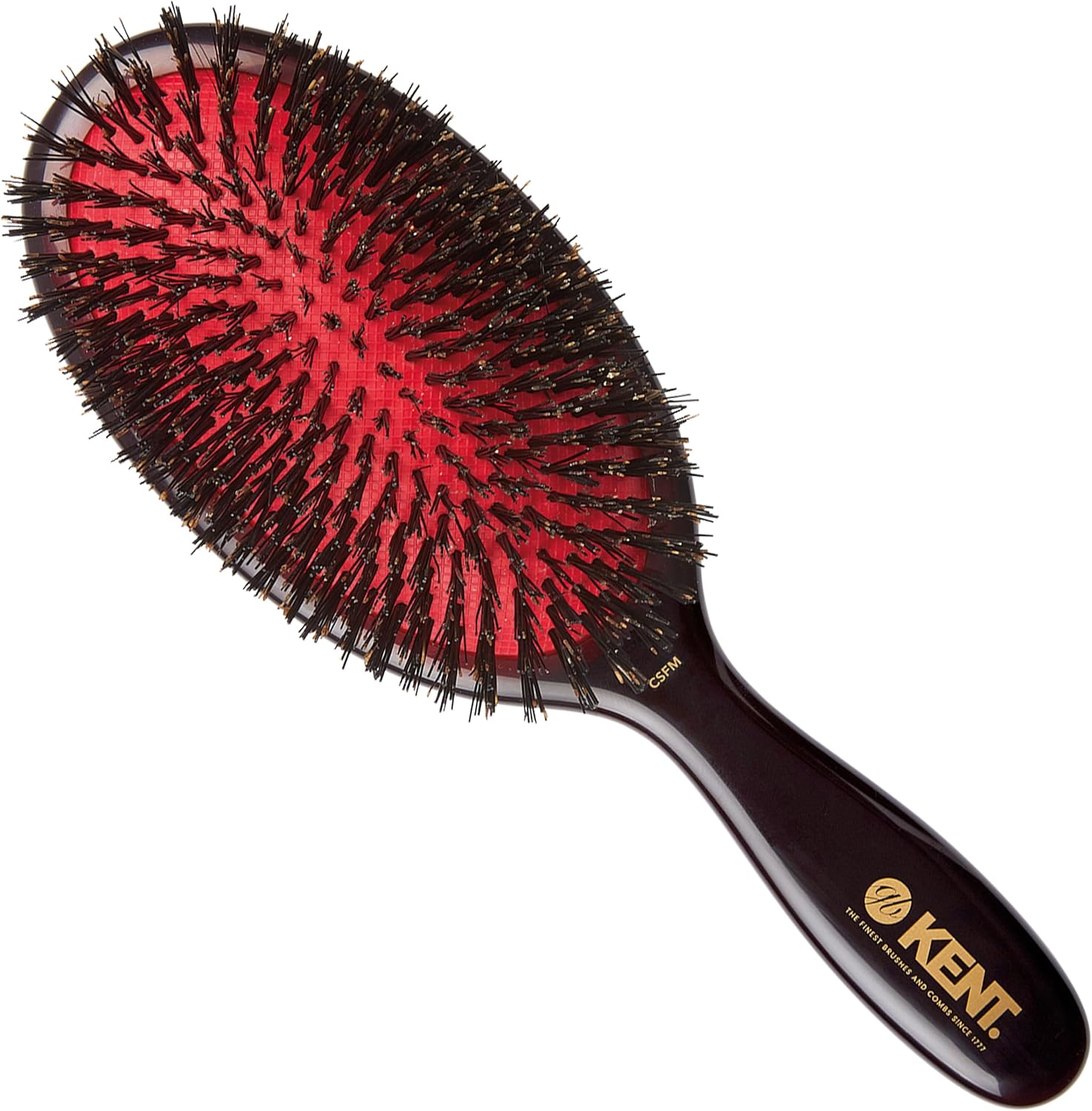 GB KENT ジービーケント 豚毛ヘアブラシ ミディアムブリッスル クッションヘアブラシ ミディアムサイズ 英国王室御用達 Classic Shineシリーズ CSFM