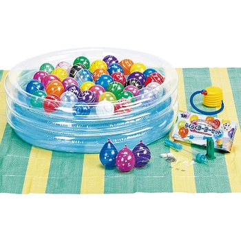 景品 子供 Kishis eセット ヨーヨーつり 風船 【 景品 夏祭り 縁日 風船 ヨーヨー 子ども会 風船釣り ヨーヨー釣りセット イベントグッズ お祭り 屋台 イベント用品 】
