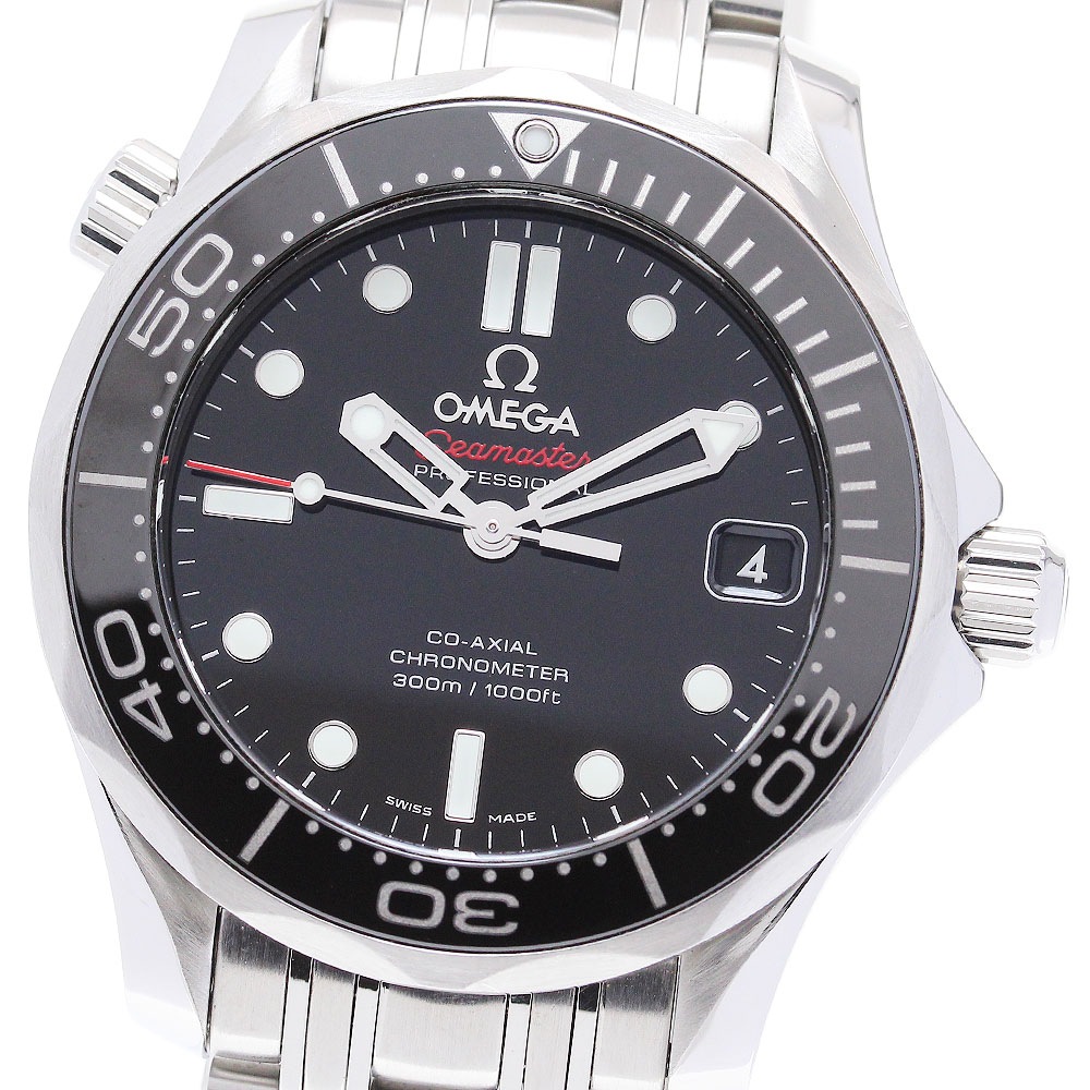 オメガ OMEGA 212.30.41.20.01.003 シーマスター300 コーアクシャル デイト 自動巻き メンズ 良品 _845346【中古】