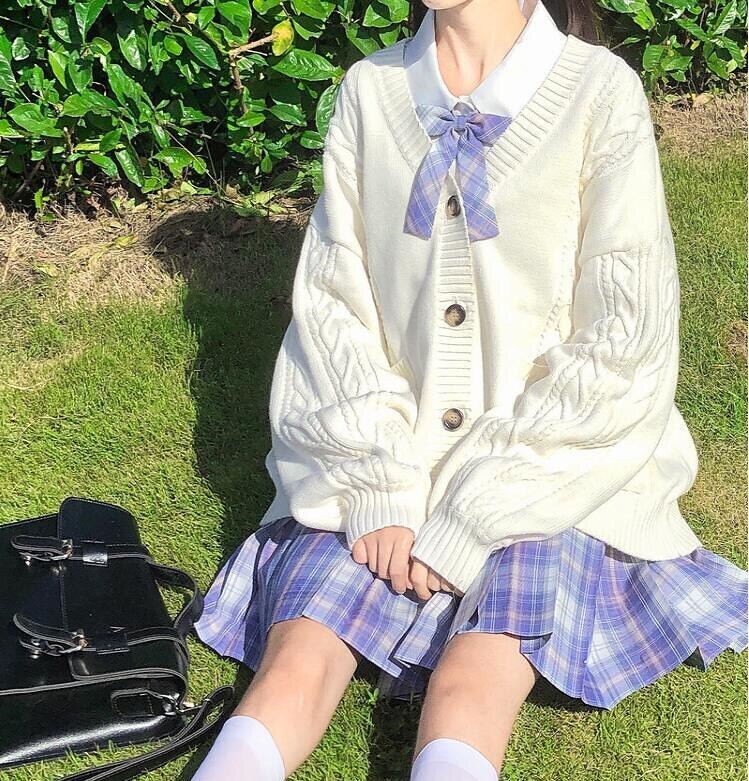 905 　制服のセーターニットカーディガン　レディース　　　ニット　トップス　コート　シ