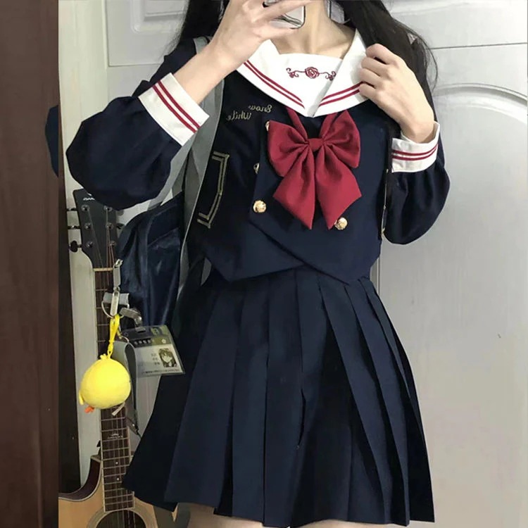 【2枚購入で100円OFF】 制服 上下セット セット学生服 韓国制服スーツ JK制服 JK制服セーラー服ベーシックスーツ中間スーツ大学生クラス制服学生服春 最安値保証 品質良い