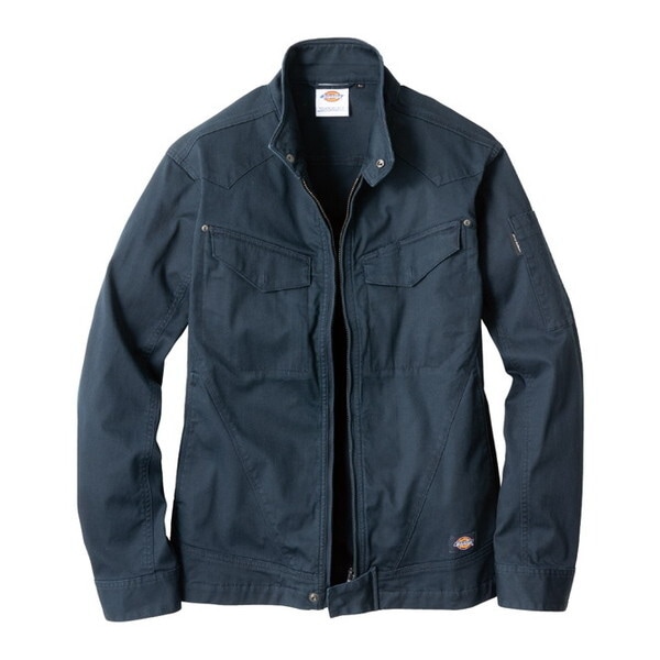 D2910 ネイビー 4L ストレッチヘリンボーン ジャケット