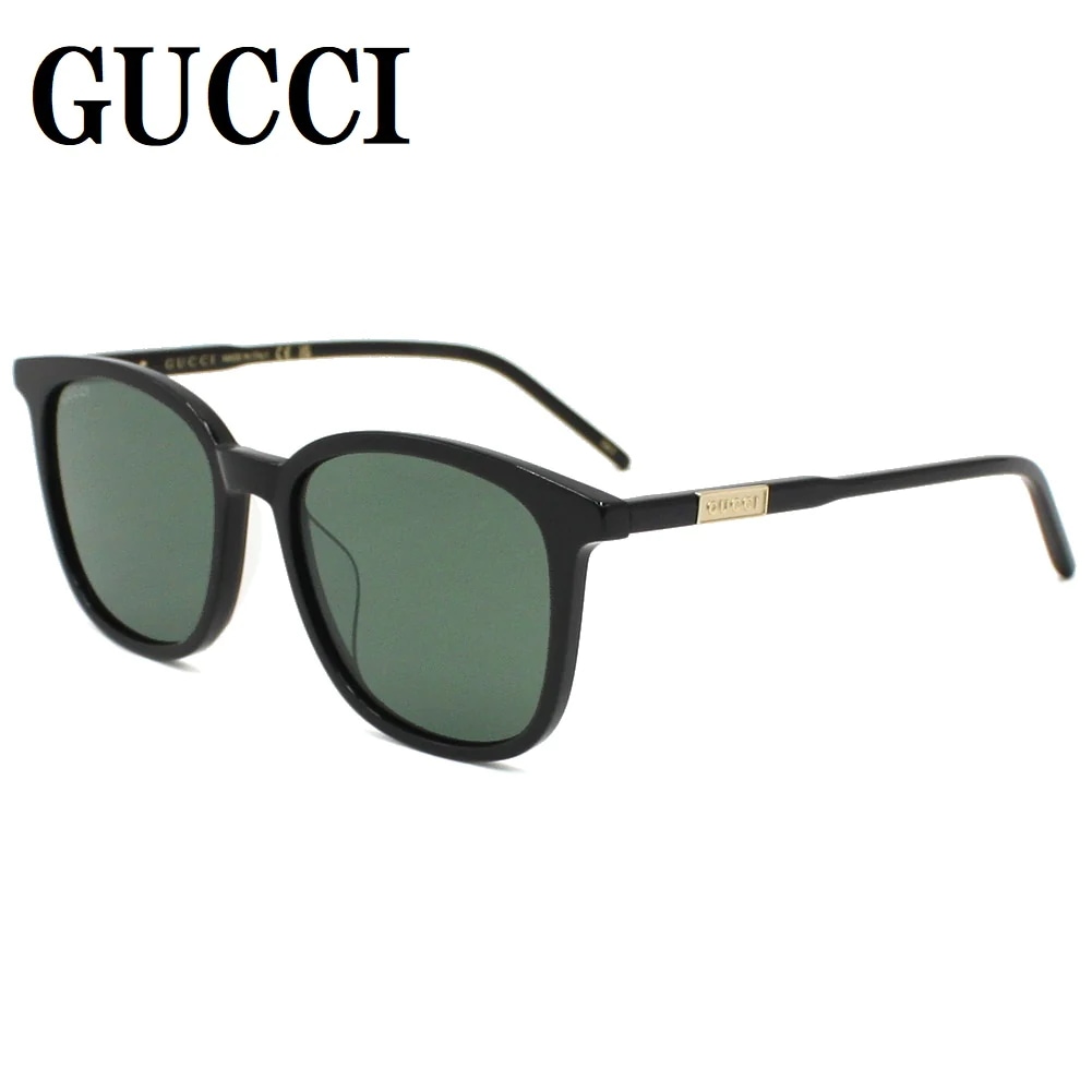 国内正規品SUNGLASSES GG1158SK 003 サングラス アジアンフィット アイウェア メガネ 眼鏡 UVカット 紫外線カット メンズ レディース グリーン ブラック