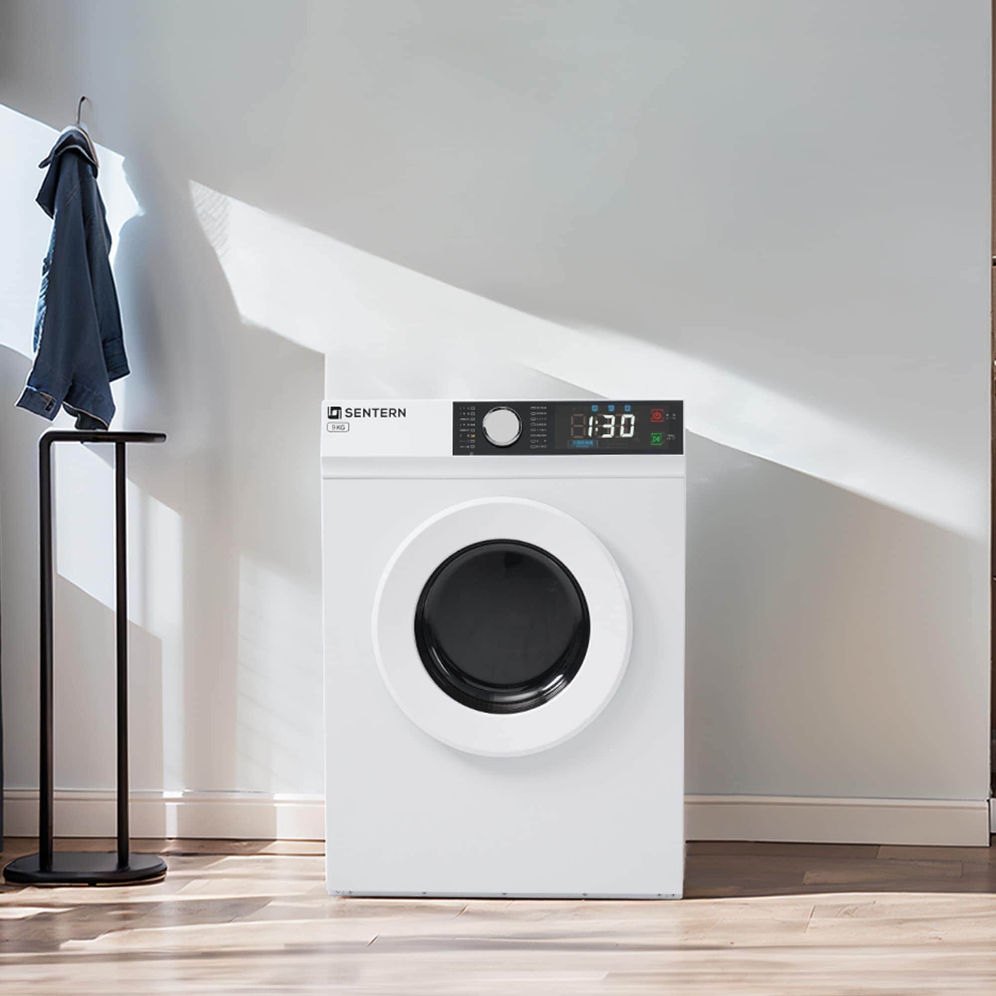 【国内発送 無-送料】15衣類乾燥機 9kg 家庭用 大容量乾燥機 自動乾燥 温度調節 除湿 高温除菌 衣類 乾燥 1人暮らし 1人用 2人用 3人用 4人用 ドラム式 布団乾燥 湿気対策 梅雨 カビ