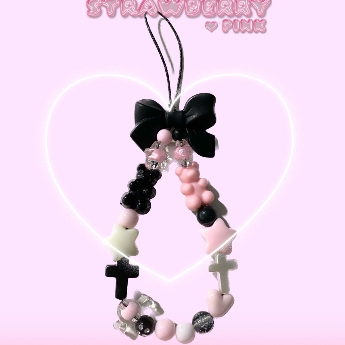 韓国インオリジナルデザイン携帯電話ストラップスターベア携帯電話チェーングーベンペンダントキーホルダーccdカメラチェーン