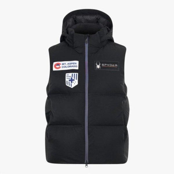 チョッキ PQF SPJWCNDV301M-BLK メンズ パトロール 取り外し可能フード ダウンベスト