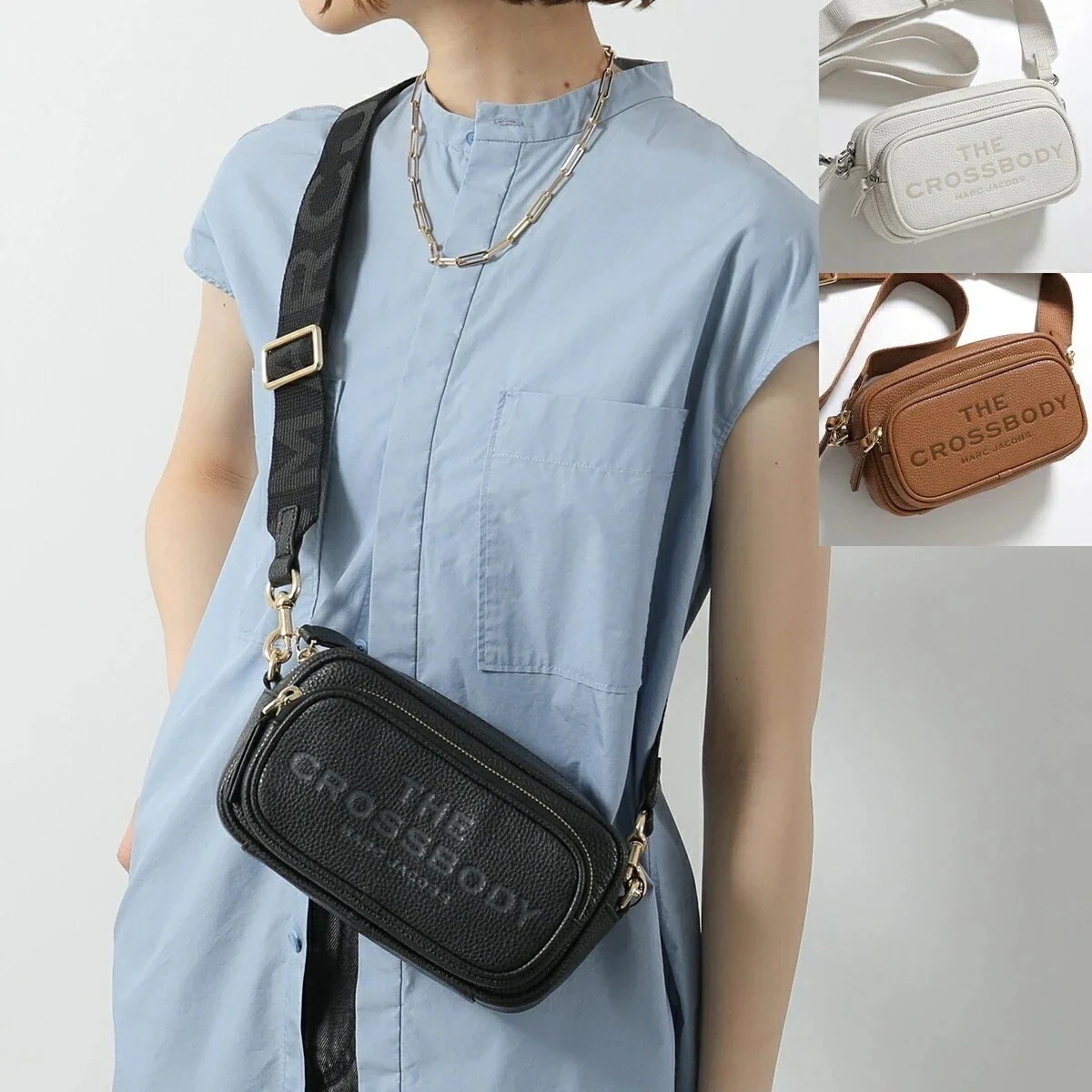 MARC JACOBS マークジェイコブス ショルダーバッグ ザ レザー クロスボディ バッグ 2S5HCR002H02 レディース ロゴ 鞄 カラー3色 【mega】