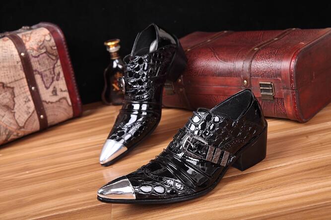 ビジネスシューズ メンズ 本革 革靴 ブーツ スリッポン ロングノーズ ストレートチップ ドレスシューズ ヒール5.5cm 紳士靴 フォーマルシューズ 脚長 美脚 結婚式 定番 革靴 お兄系 おしゃれ