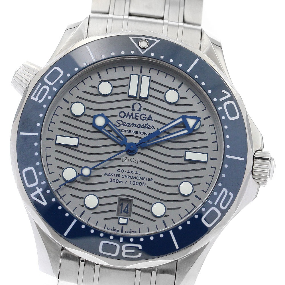 オメガ OMEGA 210.30.42.20.06.001 シーマスター300 コーアクシャル 自動巻き メンズ 保証書付き_901484【中古】