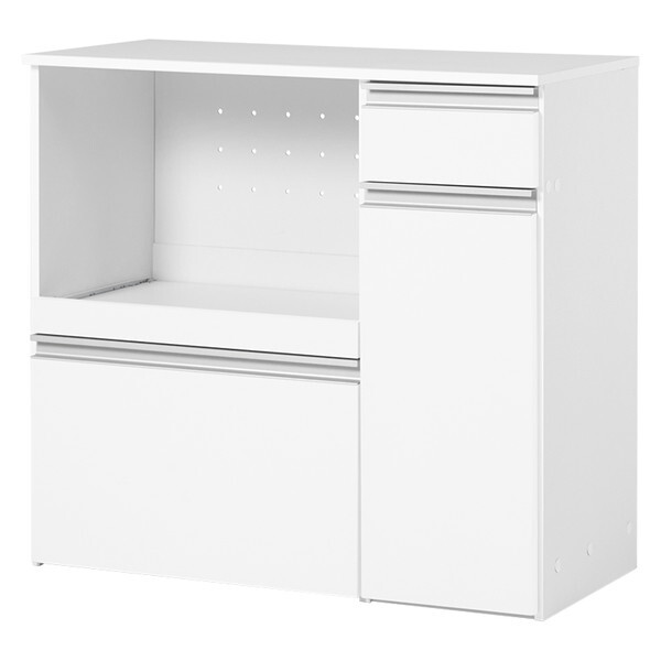 VKC-7155WH キッチンカウンター(収納庫タイプ) ホワイト メーカー直送