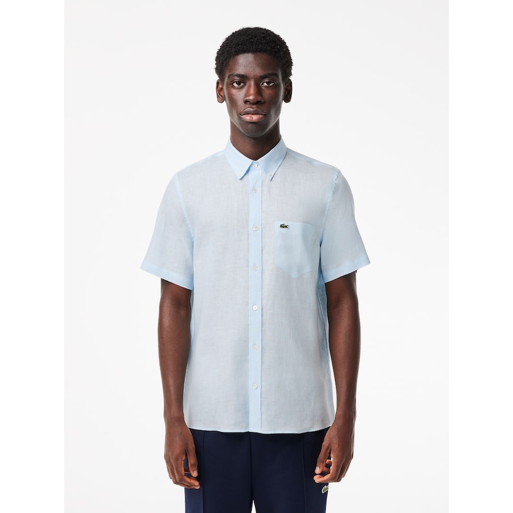 ラコステメンズリネンショートスリーブシャツ CH5699-54G T01 Q2NCH5699-54GT01