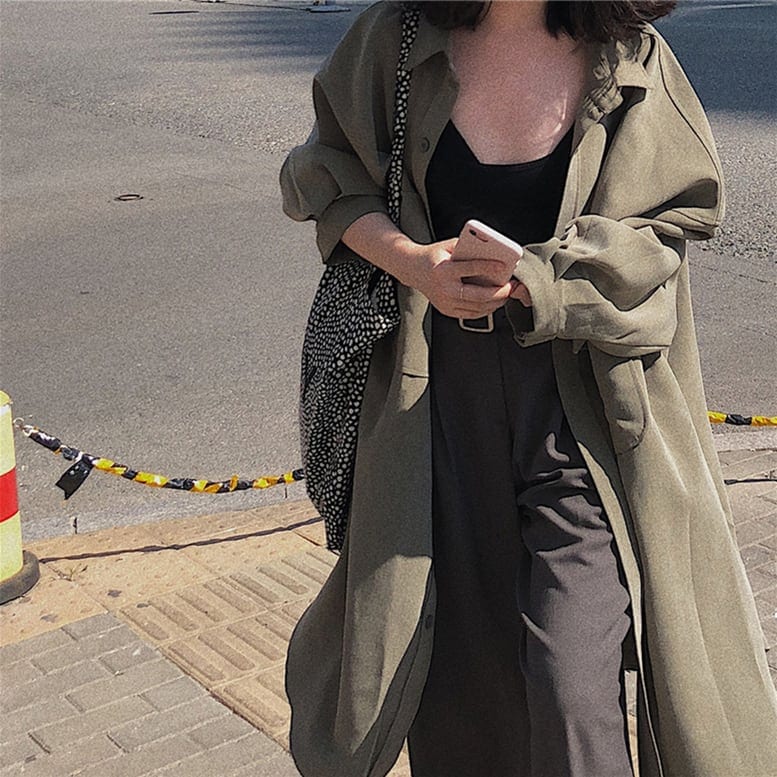 2color レディース シャツコート 羽織 シャツ ロングシャツ 無地 ロングジャケット