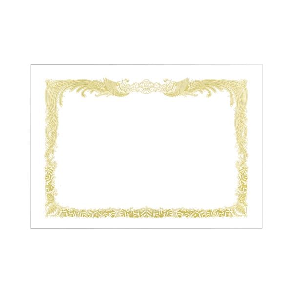 （まとめ） TANOSEE 賞状用紙 白 B5 タテ書用 1冊（10枚） [x30セット]