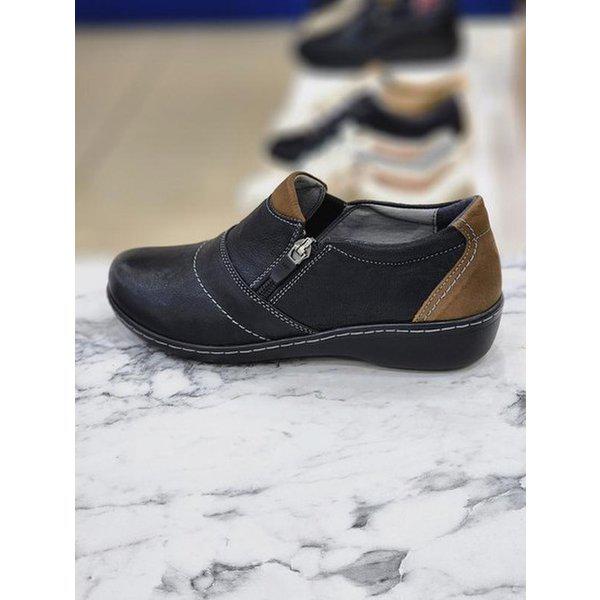 セーブゾーン05 女性3Cm굽양가죽지퍼구두 VOOEKJ455 (39923763)