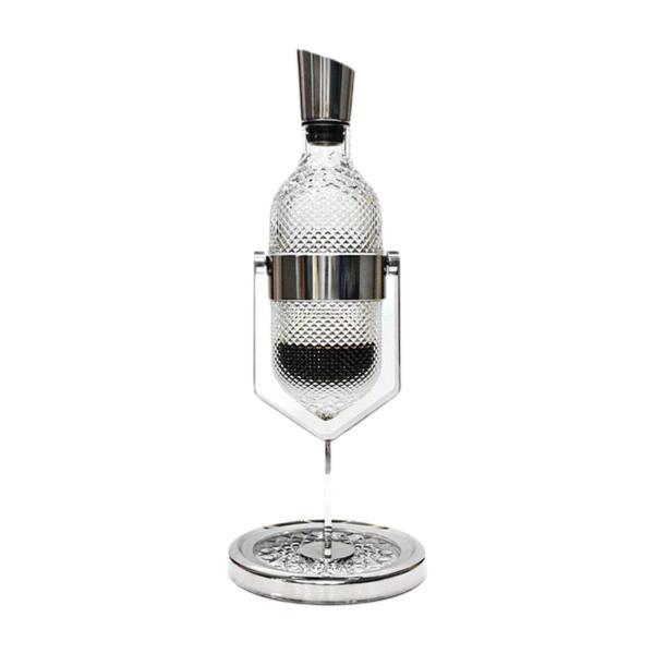 赤ワインデキャンタ ウイスキーデキャンタディスペンサー 1500ml スタンド付き ワインエアレーター クイックデキャンタ パーティー レストラン ホ