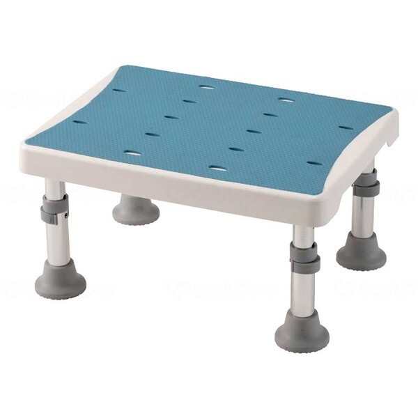 マキテック アルミ製浴槽台 ライトブルー M メーカー直送