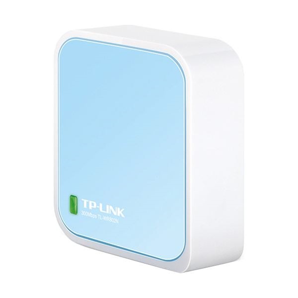 （まとめ） TP-Link 300Mbps Nano無線LANルーター TL-WR802N 1台 5セット