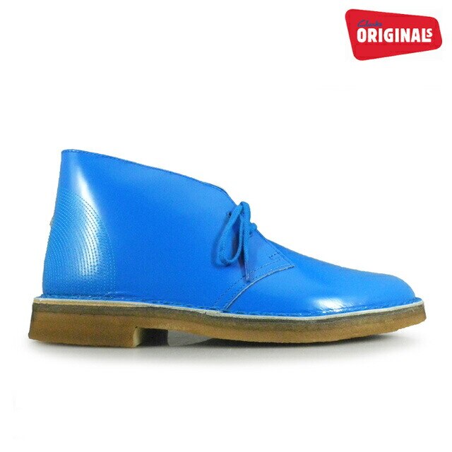 クラークス CLARKS 20352804 DESERT BOOT COBALT PATENT メンズ クラークス デザート ブーツ コバルト パテント 【送料無料】[clarks-20352804]