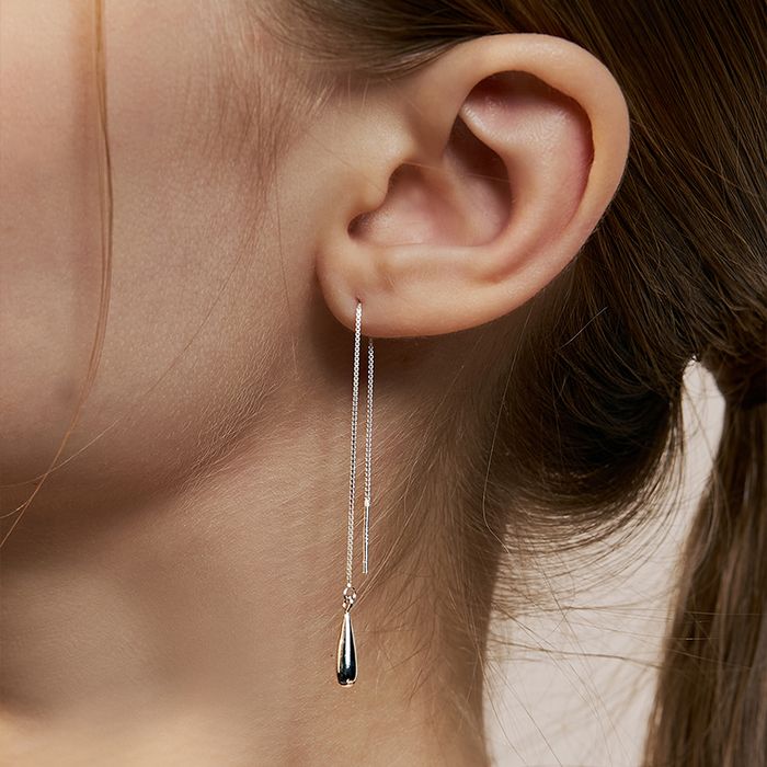 dewdrop earring 2色 おしゃれ ピアス 韓国芸能人着用 韓国ファッション