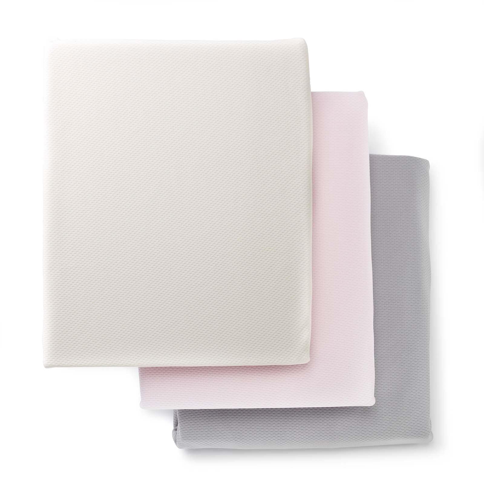 エアウィーヴ(airweave) シーツ ダブル フィットシーツ マットレスパッド 敷き布団 三つ折りマットレス ピンク 8-223031-PK-1 通気性 吸水性 伸縮性 メッシュ生地 優しい肌触り