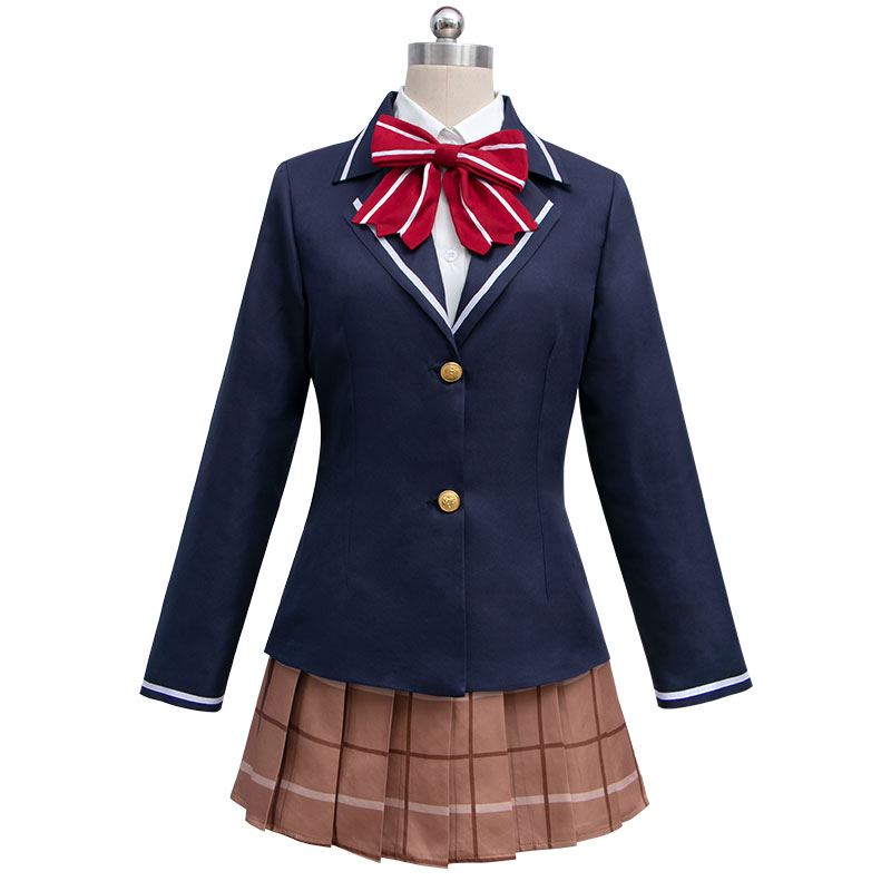 お隣の天使様 椎名真昼 コスプレ衣装 制服 演出服 コスチューム ハロウィン イベンド 変装 仮装 文化祭 変身 ステージ服