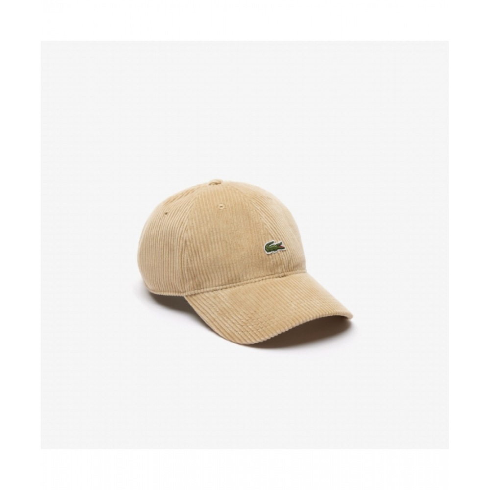 LACOSTE パブリックコーデュロイベースボールキャップ [ベイ]