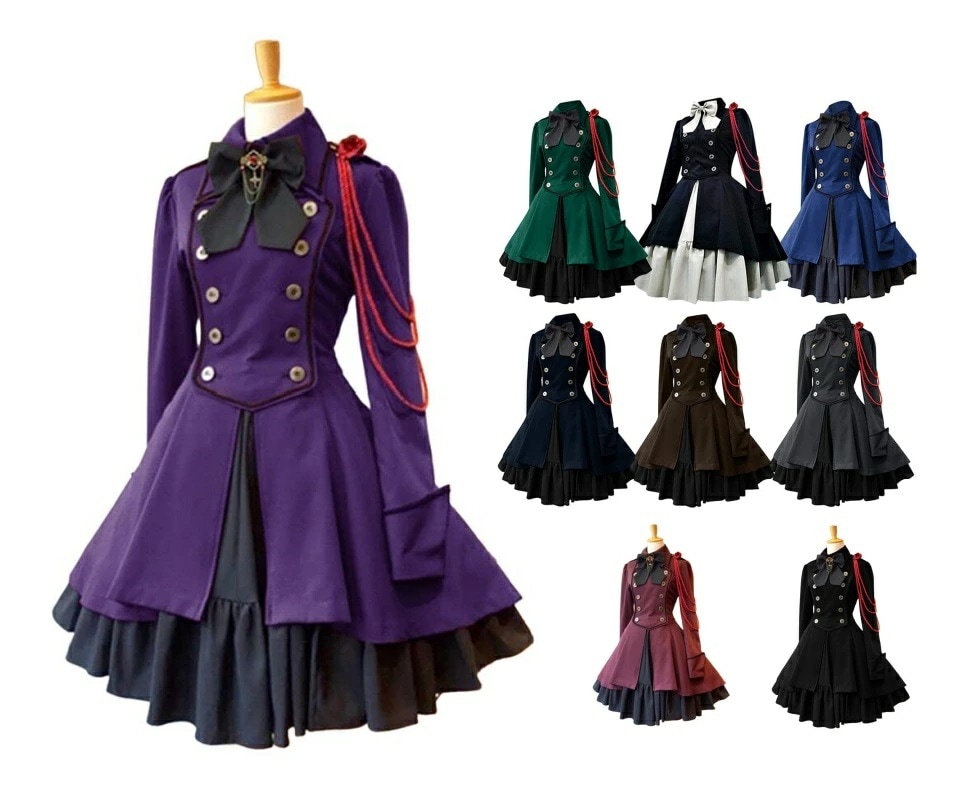 【新作登場 最安値】人ハロウィン衣装 長袖ワンピース 中世ドレス ゴシック 暗黒 宮廷 リボン ヨーロッパ 西洋ドレス 劇場 レディース ロリータ パーティードレス パーティードレス 貴族 お姫様ドレ