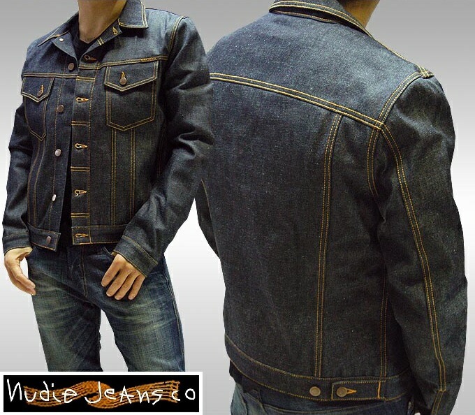 ヌーディージーンズ NUDIE JEANS メンズ デニム ジャケット ウール インナー 付き PERRY LINED ORG DRY デニムジャケット ジーンズ ブランド セレブ ファッション サフ