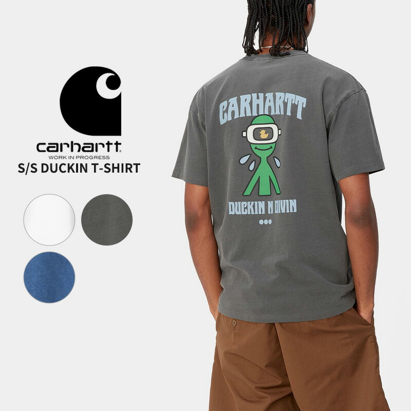 カーハート ダブリューアイピー 半袖 Tシャツ メンズ Carhartt WIP S/S DUCKIN T-SHIRT i033171 カットソー トップス tシャツ