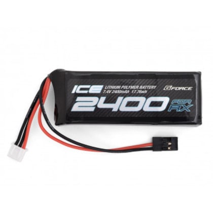 G-FORCE ICE LiPo 7.4V 2400mAh(受信機用 ストレート型) GFG103