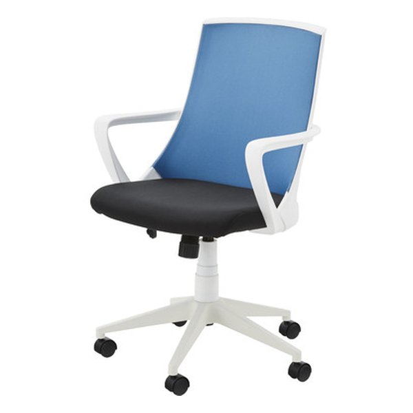 オフィスチェア ホワイト 幅58×奥行き60×高さ91-99×座面高45-53cm OFC-11WH