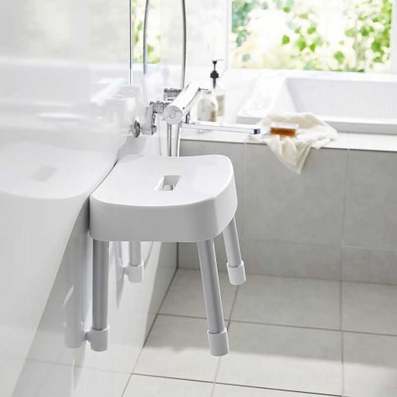 山崎実業　ミスト マグネット風呂イス SH30(ホワイト) ホワイト