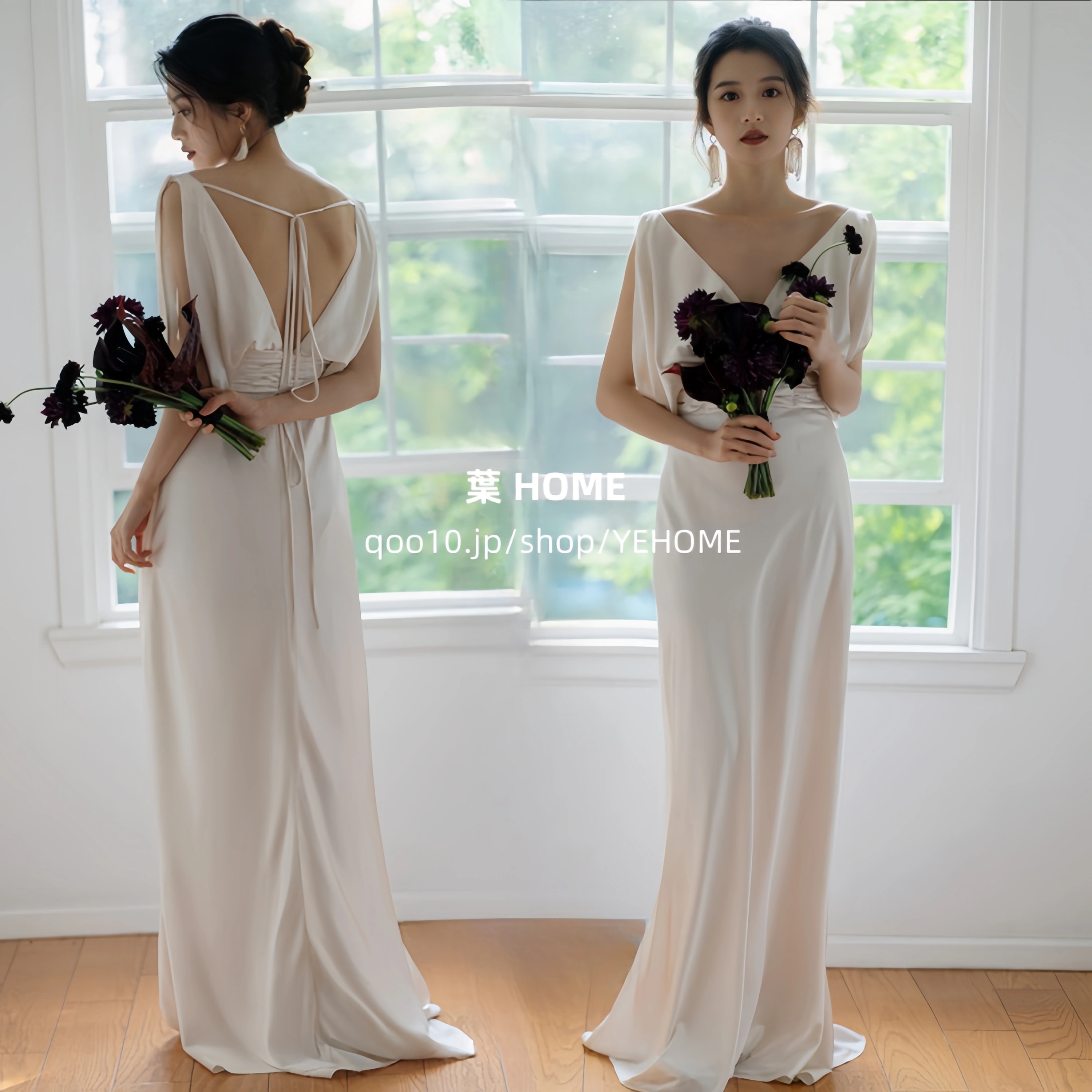 ウエディングドレス フォトウェディング リゾートウェディング レストランウェディング ハネムーンフォト ガーデンフォト セルフフォト ブライダル 撮影 海外挙式　ビーチフォトドレス