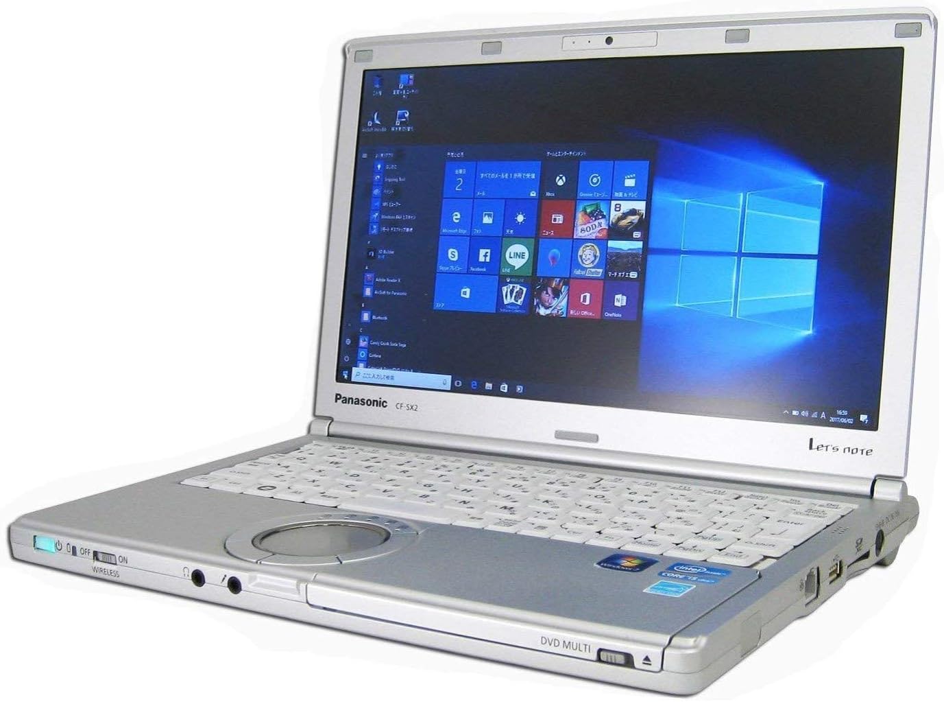 Let s note CF-SX2 第3世代core i5/メモリ8GB/SSD 240GB/DVDスーパーマルチ/Windows10Pro 64bit【Office】【ノート】