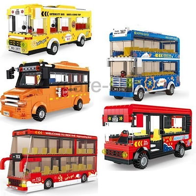 [Qoo10] レゴ ブロック レゴ 互換 乗り物 バス 車