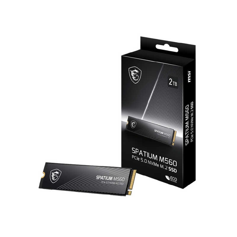 MSI　SPATIUM M560 PCIe 5.0 NVMe M.2 2TB ［2TB /M.2］　SPATIUMM560PCIe5.0NVMeM.22TB