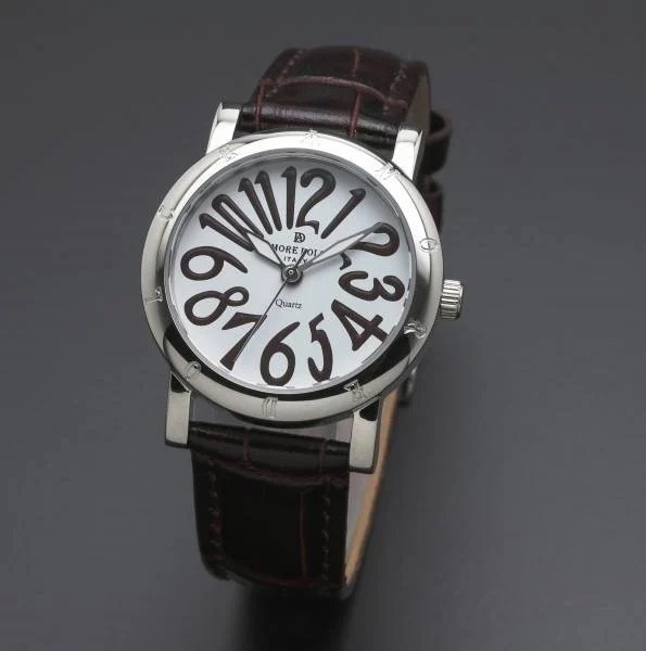 取寄品 正規品 AMORE DOLCE 腕時計 AD18303-SSWH/BR ラウンド