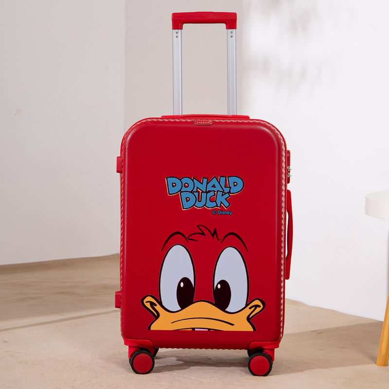 【急速出荷!】ディズニー新型スーツケース女子学生落書き旅行パスワード百合男耐久性スーツケース28唐ダック