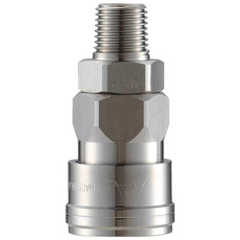 長堀工業　クイックカップリング AL40型 ステンレス製 メネジ取付用　CAL44SM3 5,940円