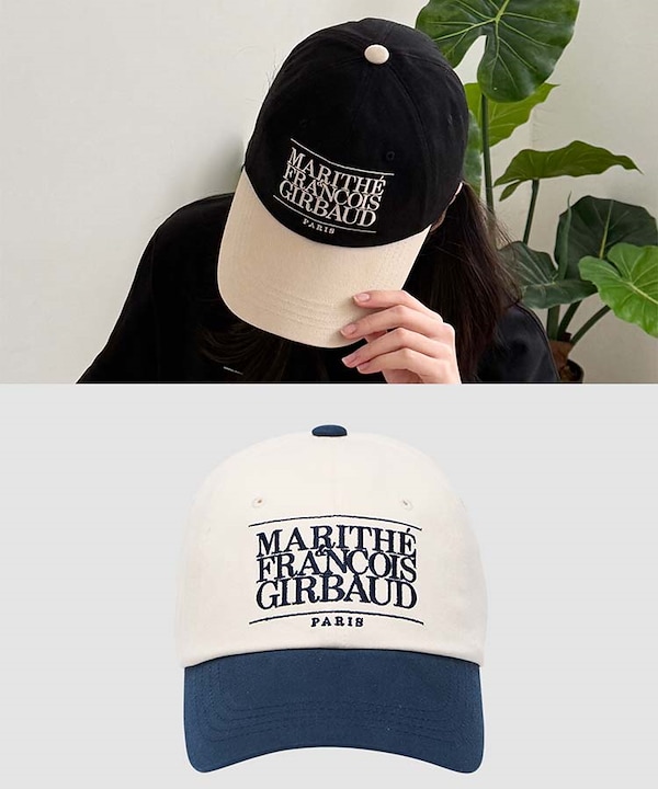 ジル　フランソワ　　帽子 マリテフランソワジルボー MARITHE FRANCOIS GIRBAUD LOGO CAP
