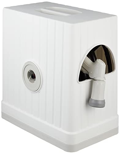 色：ホワイト アイリスオーヤマ ホースリール 30m フルカバーホースリール EX 30M ライトベ