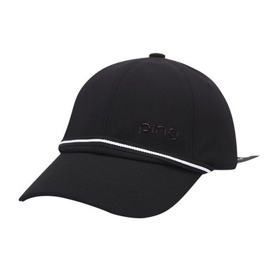 正規品 PING レディース テープ装飾バックリボンボールキャップ