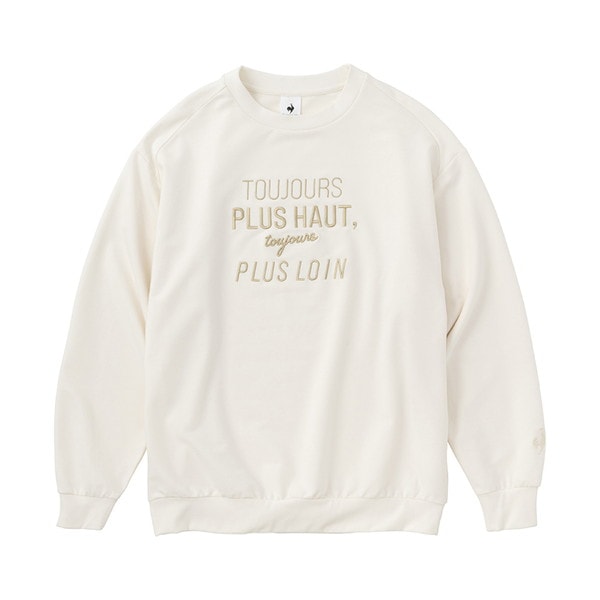 ルコック le coq sportif クルーネックスウェット QMMVJF41-WH メンズ
